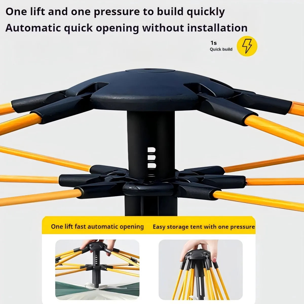 Outdoor shelter Sunshade Self-driving Travel Camping Tent