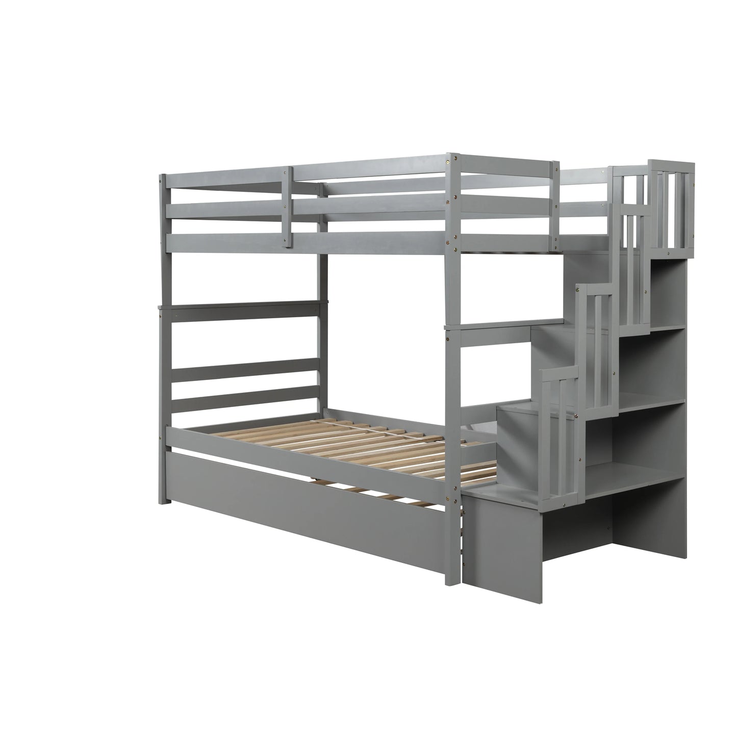 TWIN BUNKBED WITH TRUNDLE