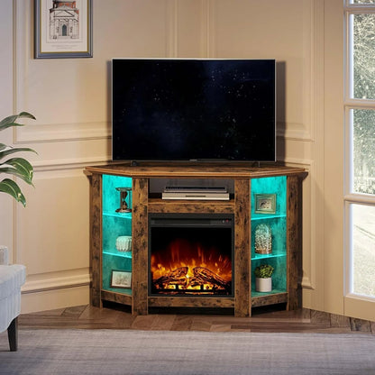 47 Inch TV Stand with Fireplace
