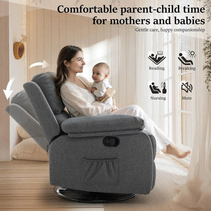 360 Swivel Rocker Chair for Adults