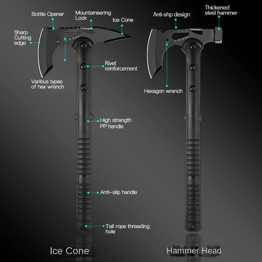 Outdoor Camping Axe - Multi-function Raw Tools