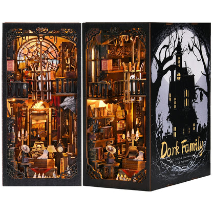 Wednesday Halloween Bookshelf Dollhouse
