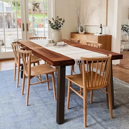 Wood Dining 6 Person Indoor Outdoor