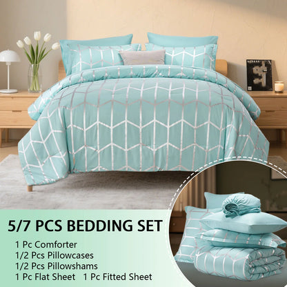 5/7Pcs elegant soft microfiber,light and breathable,machine washable,suitable for all seasons