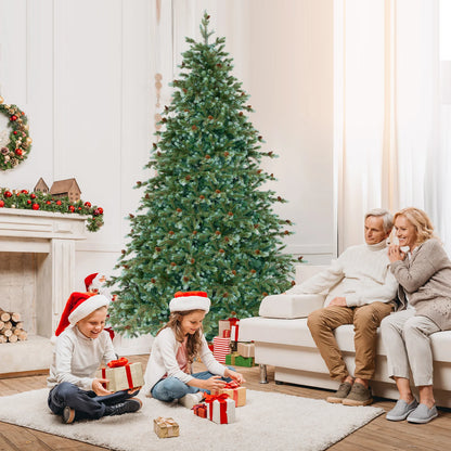 6/ 7/ 8 FT Artificial Christmas Tree, Pre-lit Xmas Tree