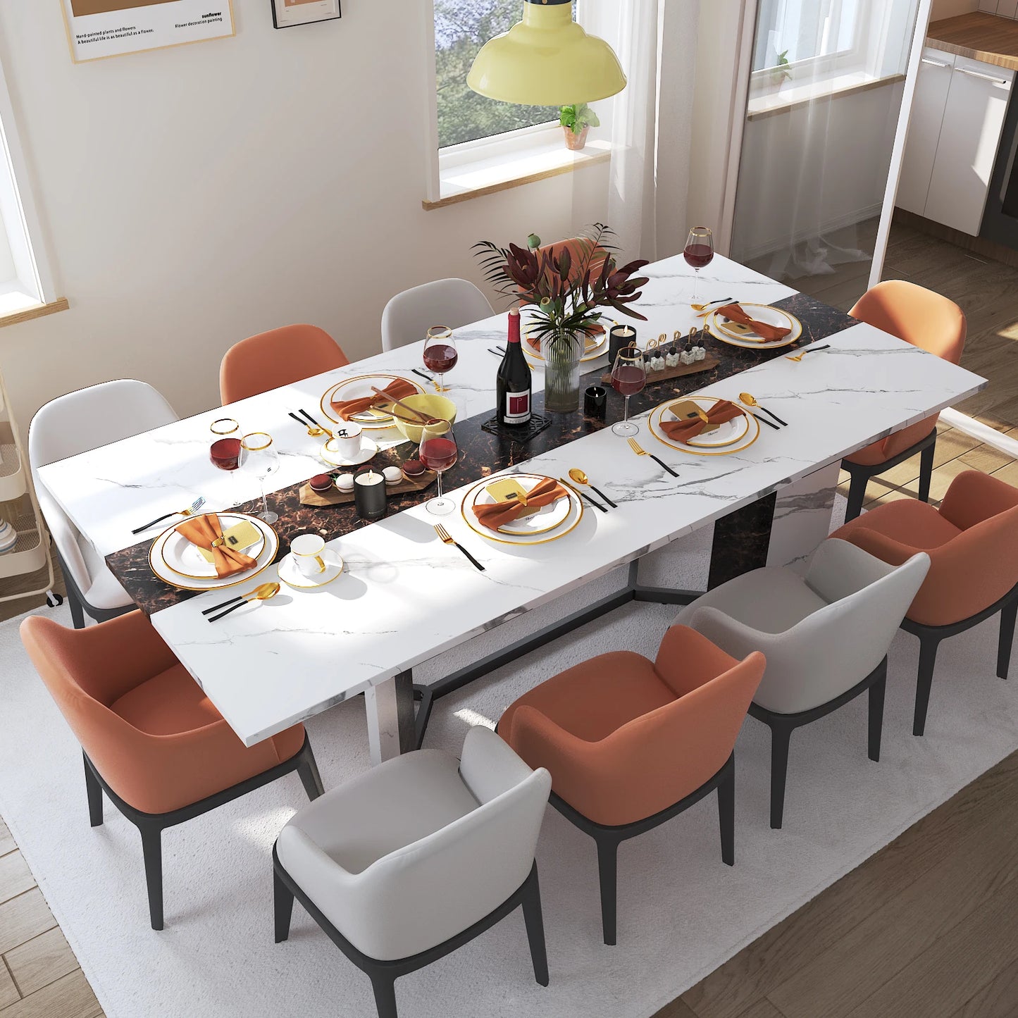 Dining Table for 4 5 6 8 10 People