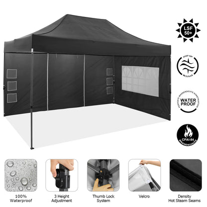 10x15 Heavy Duty Pop up Canopy Tent