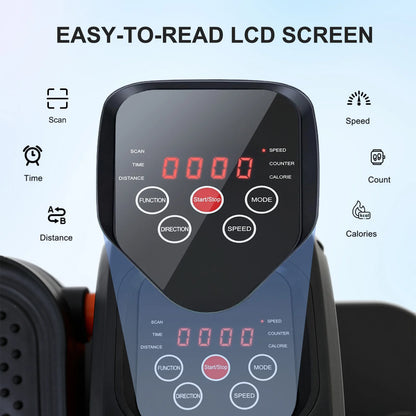 Elliptical Machine Under Desk Portable Electric Seated Leg Exerciser