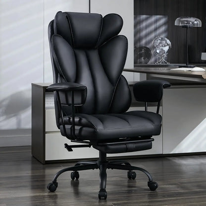 Wide Ergonomic Executive with Footrest,High Back Lumbar Support
