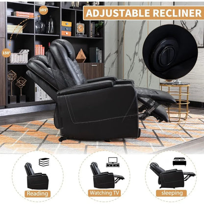 Set of 3, Electric Soft Leather Reclining