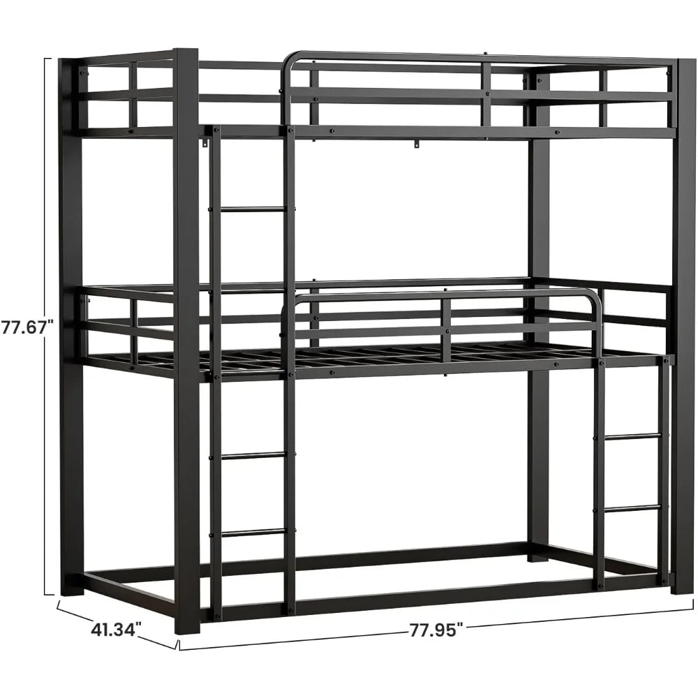 Twin Size Metal Frame with Ladder