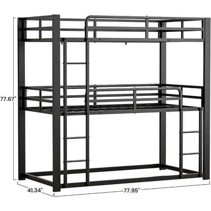 Twin Size Metal Frame with Ladder
