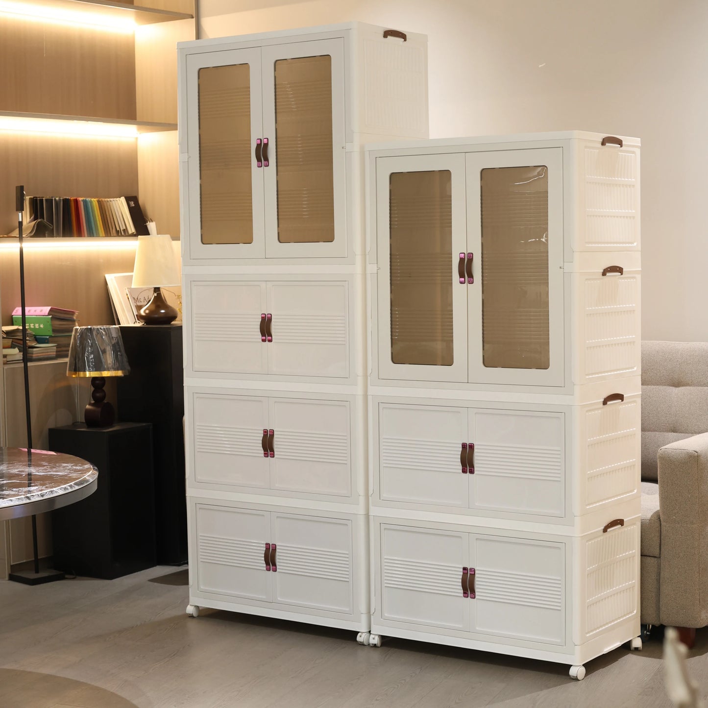 Storage artifact! Folding multi-layer storage wardrobe