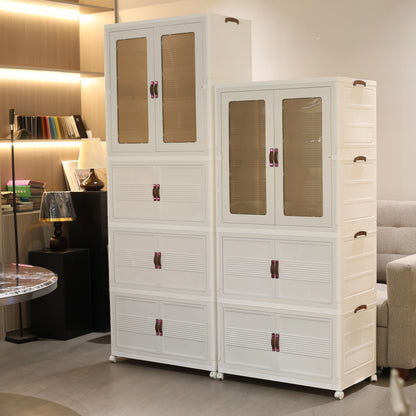 Storage artifact! Folding multi-layer storage wardrobe
