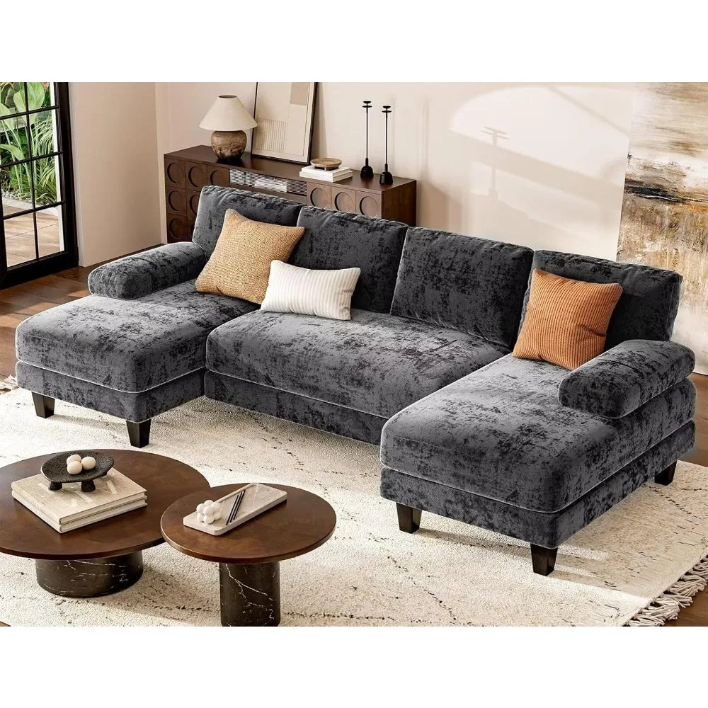 U Shaped Sectional Couches for Living Room